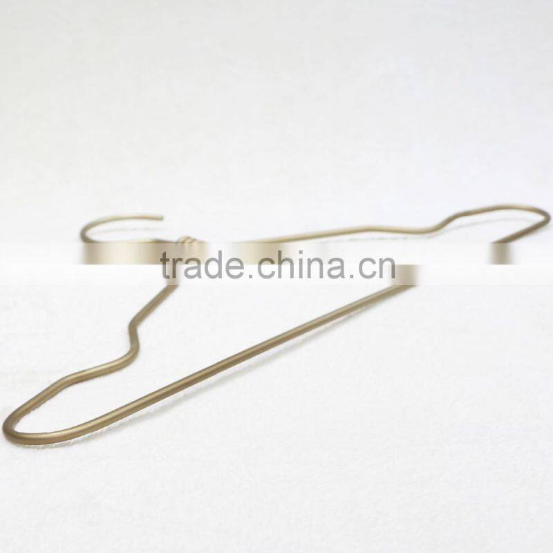 Bulk Aluminum/metal wire cloth hanger for drying/laundry clothes