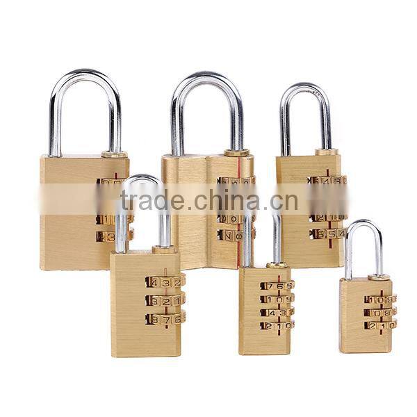 2015 Hot Sale 60MM Security Brass Padlock 4 digital combination locks
