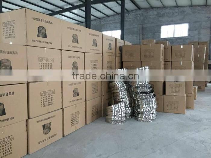 Stainless steel no power roof ventilation fan made in China