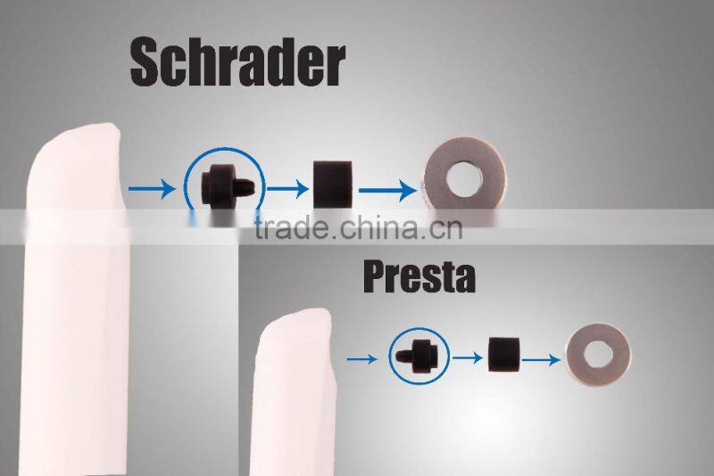 2015 Delicate Easy White Plastic JL9615 05 For MTB and Road Bike Mini Bike Pump