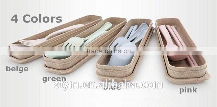 Natural Wheat straw China wholesale tableware set