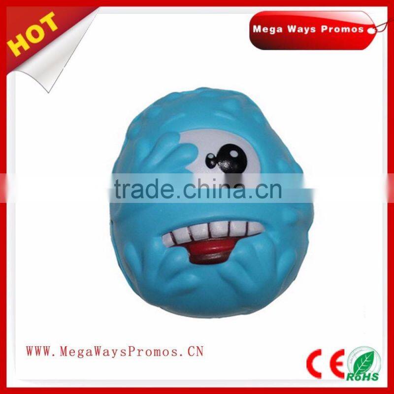 cheap pu material stress toy Bulb man