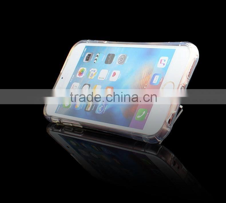 transparent TPU case with sport for iphone 6/6plus