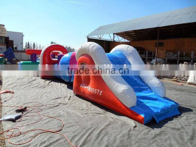 hot sale inflatable water obstacle course equipment for pool