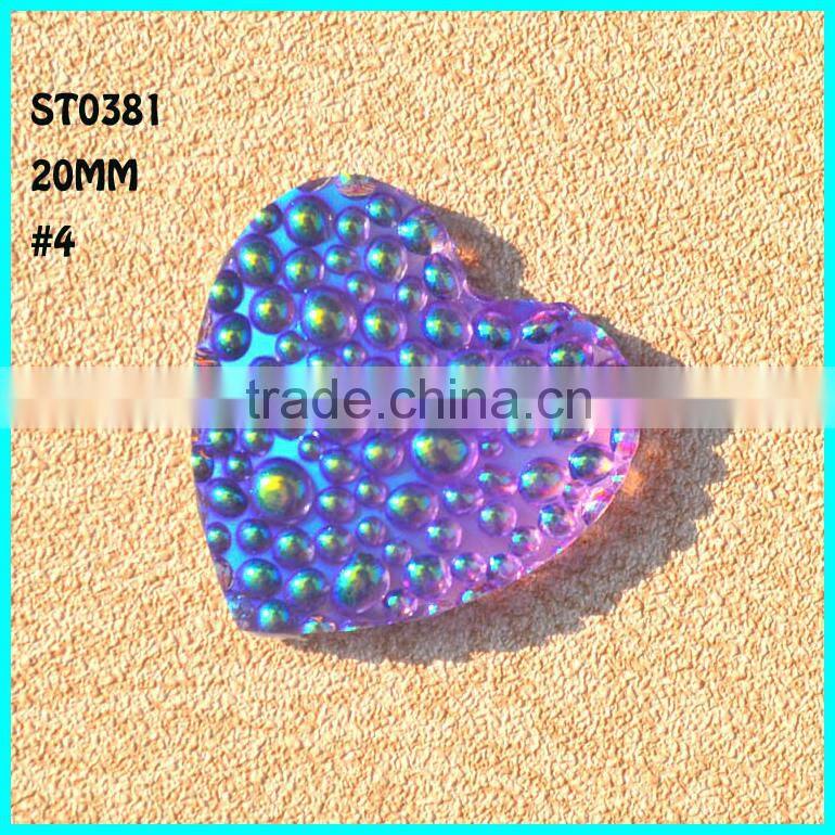 All -Star Rhinestone Beads ,20mm Gemstone Beads ,Resin Flatback Gemstone