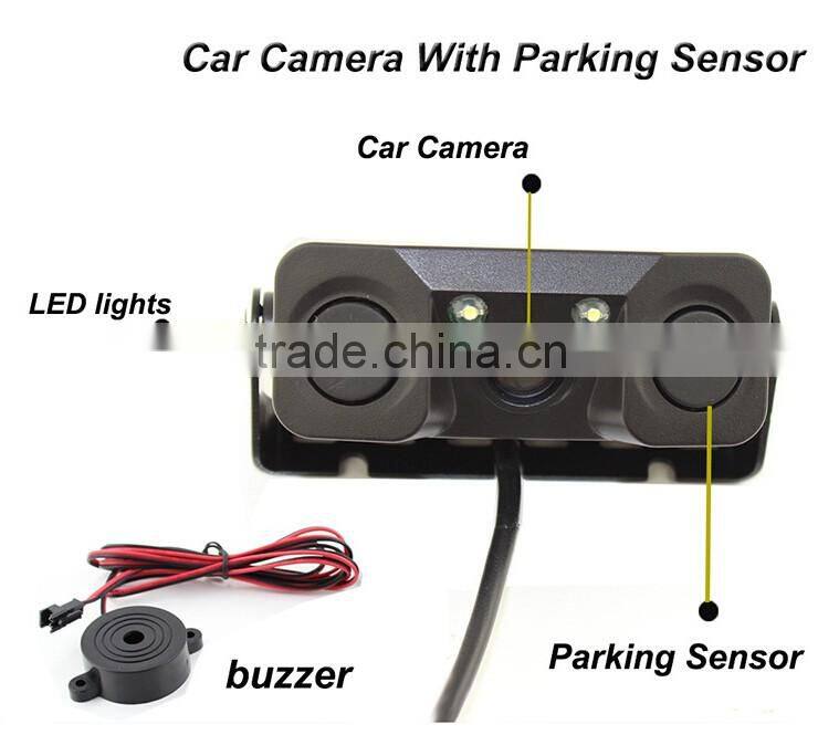 Parking Sensor with Night Vision Reverse Camera and Speaker