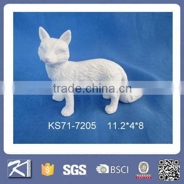 Funny porcelain cactus figurine home decoration