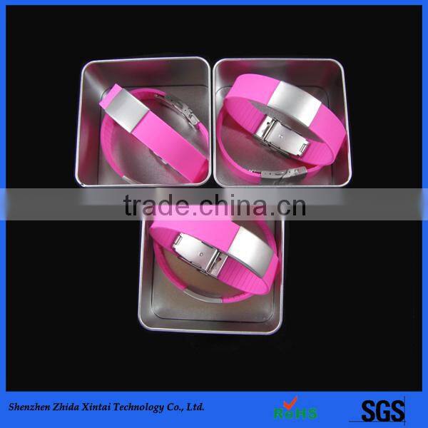 wholesale silicone bracelet with engraved metal plates