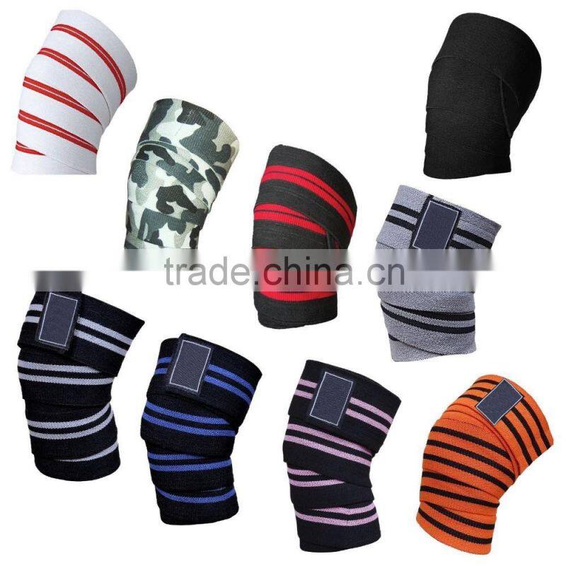 CLE Adult Weight Lifting Knee Wraps / Custom Weightlifting Wrist Wraps