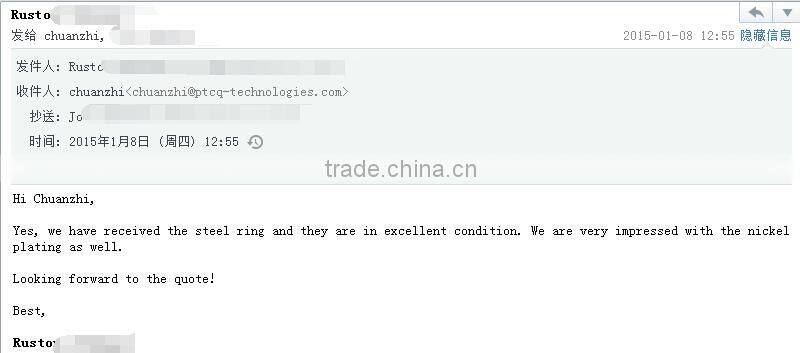 chrome coating internal threaded steel mechanical bush and mechanical sleeve