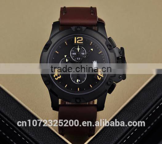 Waterproof Quality men BOSCEN factory direct prices 3ATM water resitant stainless steel man sport watch