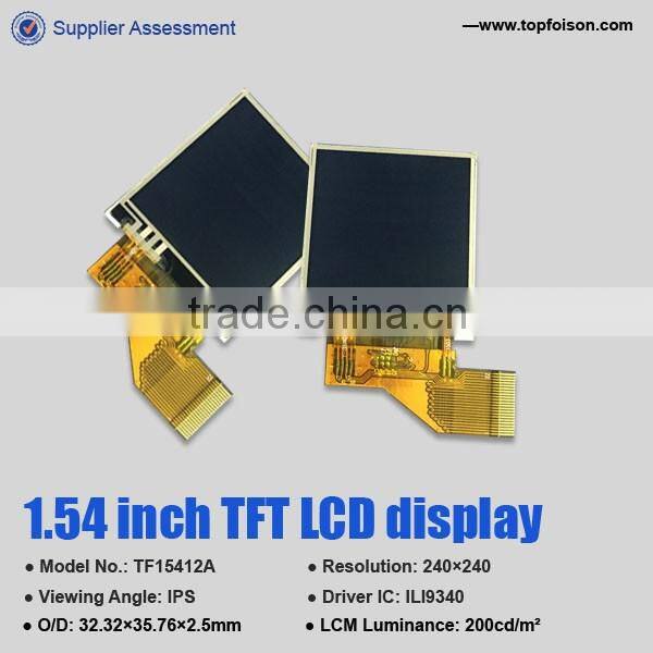 1.54 inch 240*240 resolution small size lcd with touch panel