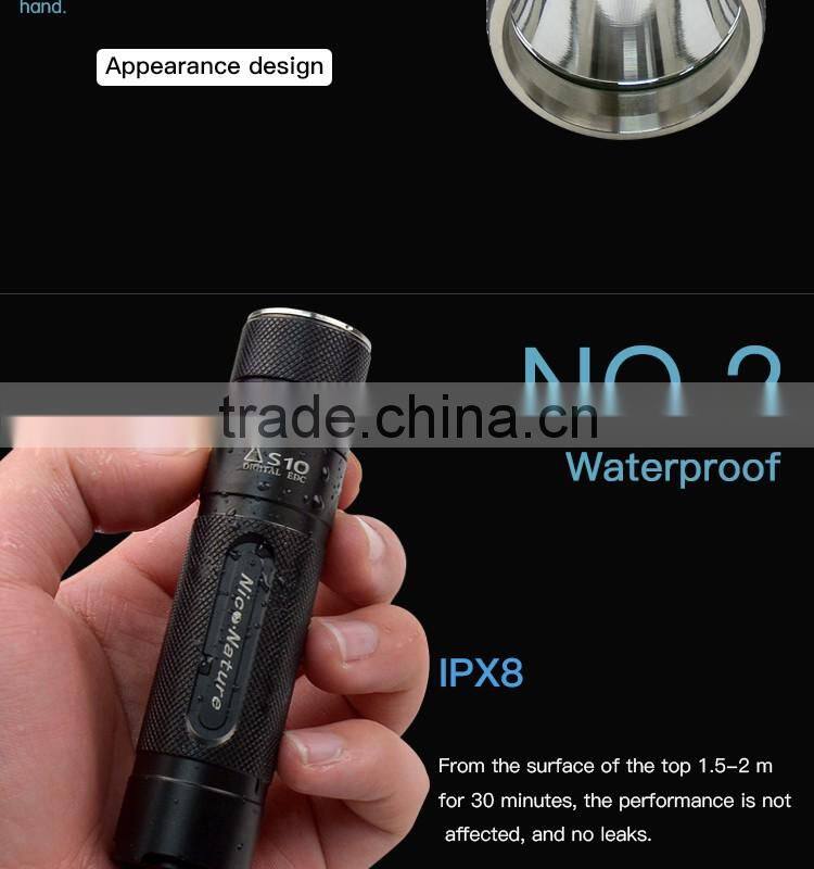 Nico Nature Factory Supply long shots XML l2 18650 rechargeable Utility flashlight