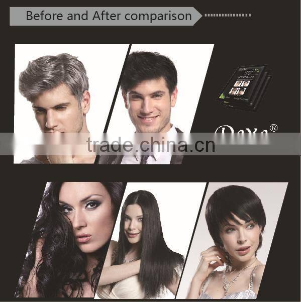 DEXE Sachet shape Black Hair Dye shampoo type OEM/ODM available