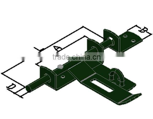 T shape steel latch