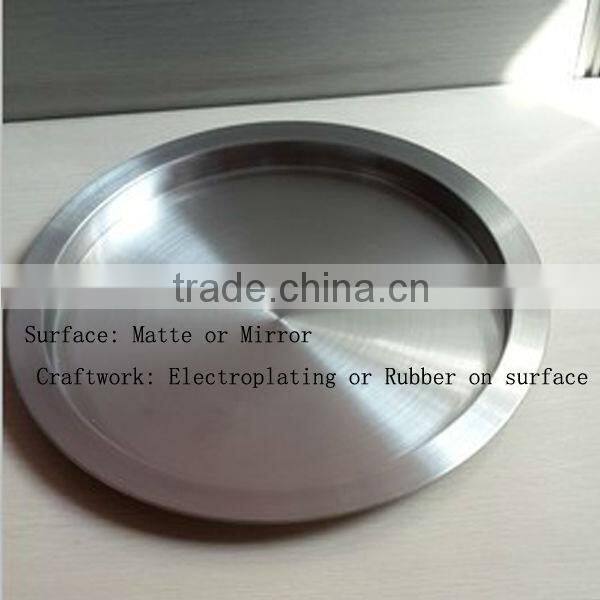 Gold-plating stainless steel tray or plates,bar tray,fruit plates
