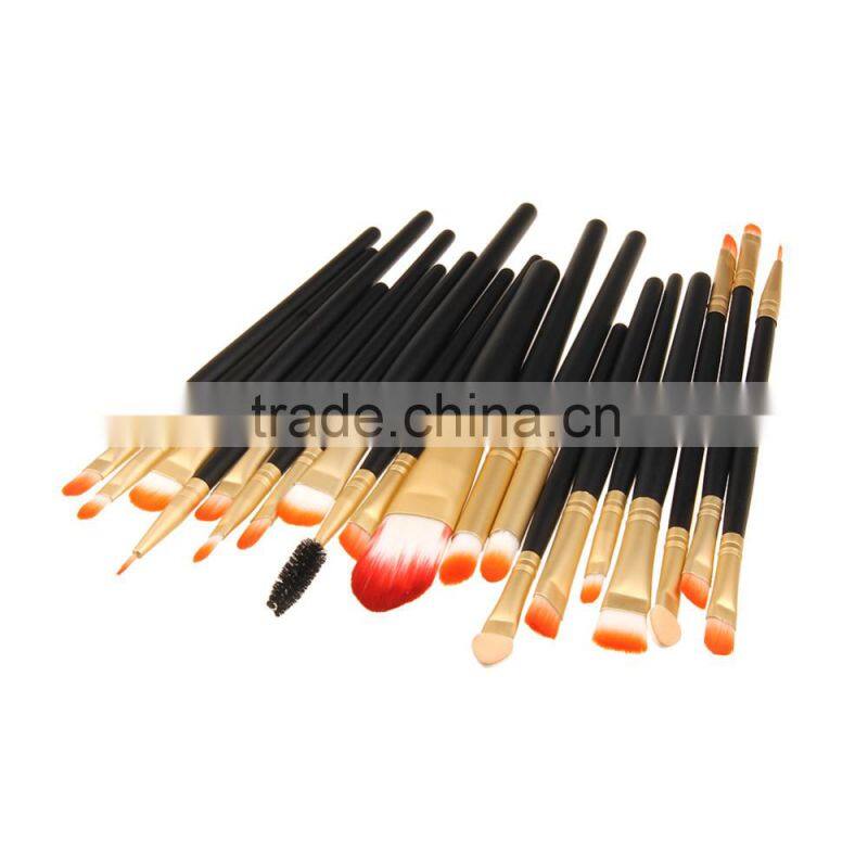 Professional make up brushes rose gold pro 20pcs makeup brush set