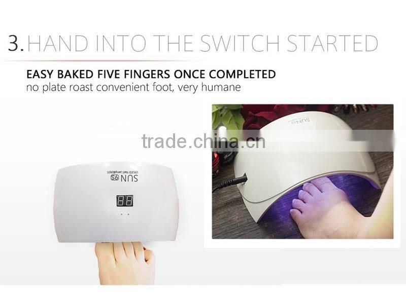 2016 Alibaba China Best Selling Nail Lamp 18K 18W 36W 48W Factory ccfl lamp led nail 24 uv lamp 24w gel curing ccfl lamp for oem