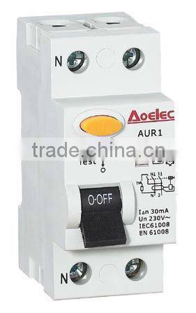 AUR1 magnetic residual current circuit breaker rccb