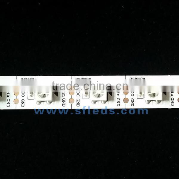 5050 SMD RGB 30LED/m Addressable Color Strip Light 5V Black PCB WS2812b led strip ip65
