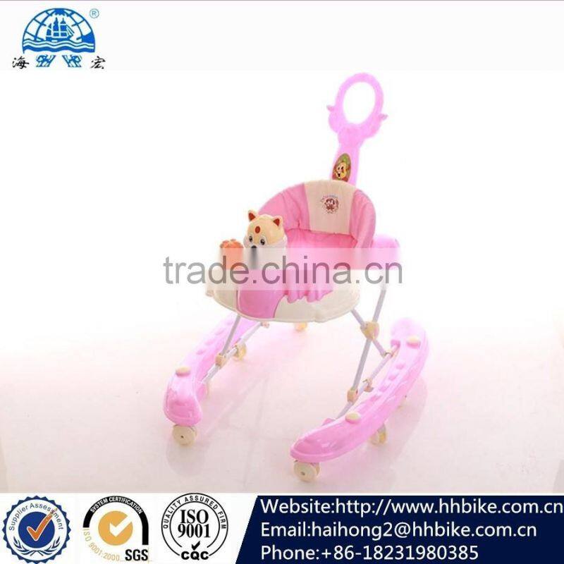 latest baby walkers/pusher baby walker baby walker with rocking mode from xingtai manufacturer round baby walker