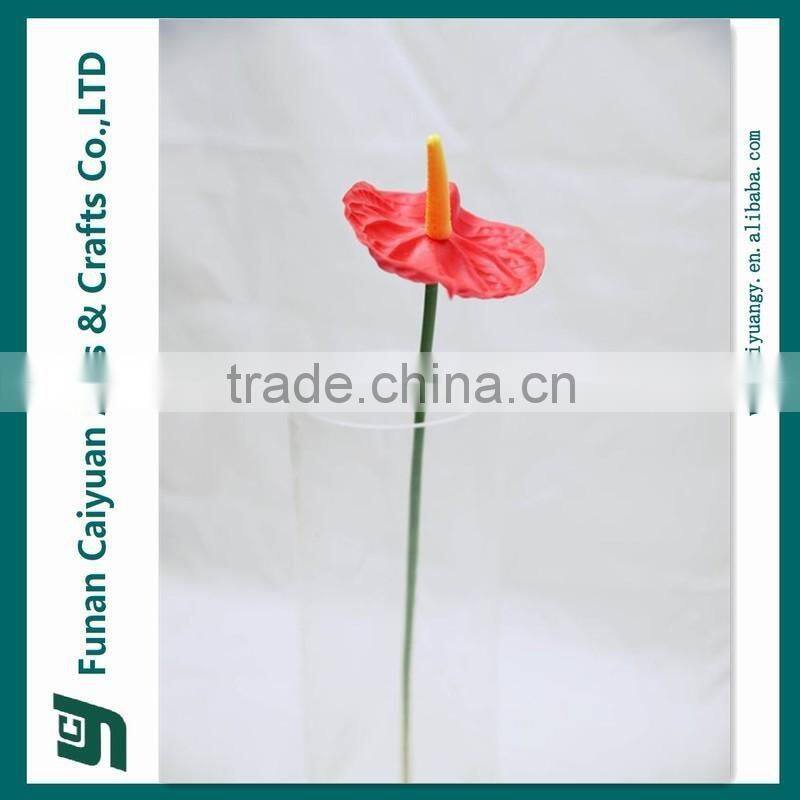 Anthurium real touch handmade decorative artificial flower