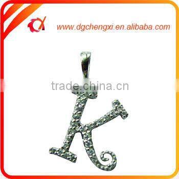 Wholeasle Diamon Bling Flower Shaped Silver Necklace