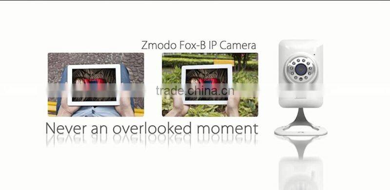 Zmodo HD 720p p2p IP camera with up to 64G SD card for smart home surveillance
