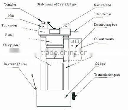 Zhirui small sesame oil extraction machine cold pressed sesame oil machine
