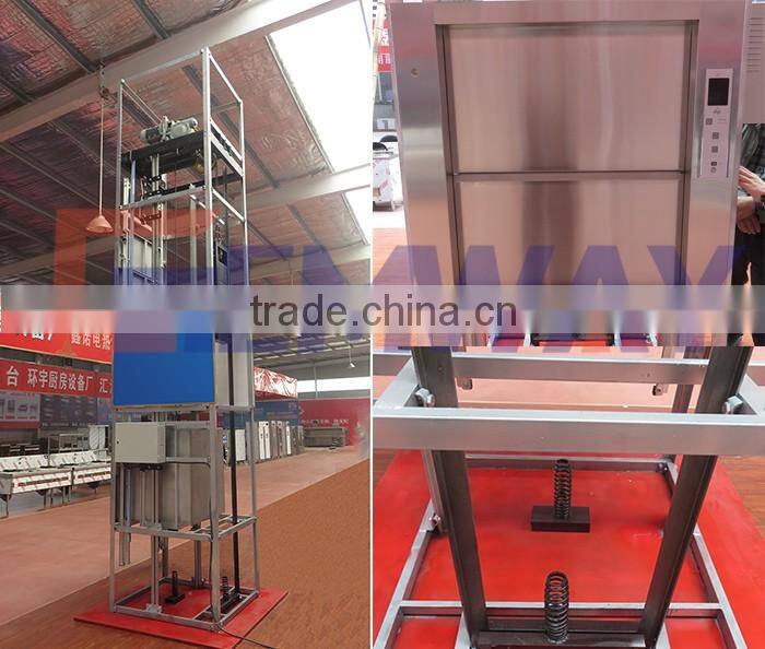 Professional restaurant kitchen elevator lift dumbwaiter