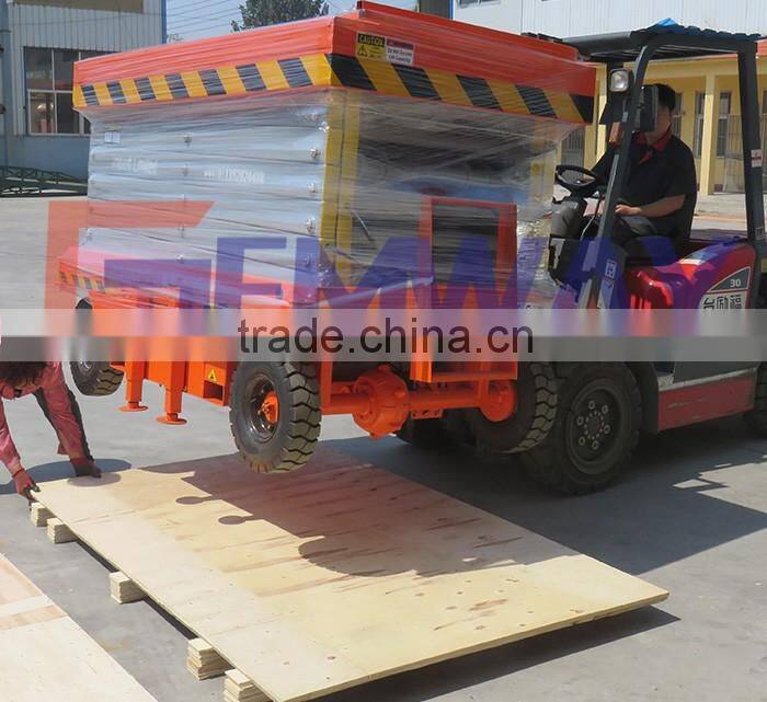 Aerial painting use portable man lift for 1 person