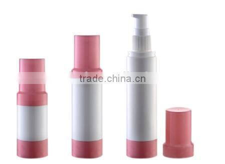 airless pump container, cosmetic plastic airless pump bottle