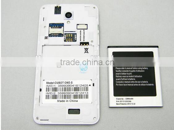 New Original Cubot One Cubot Ones MTK6582 Quad core 1.3GHZ Android 4.2 cellphones 4.7" IPS Screen 13MP 3G Mobile Phones