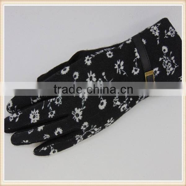 Cashmere Wool Warm Winter arthritis compression gloves 2016 top sell