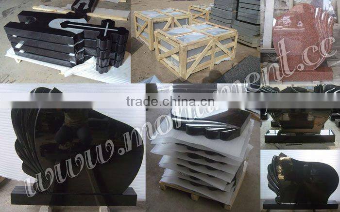 Shanxi Black Granite Monuments, China black granite monument