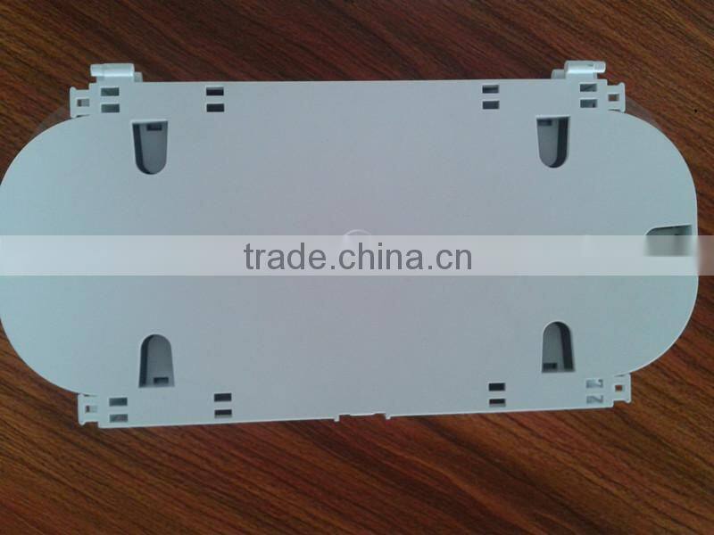 24 ports Fiber Optic Splice Tray plastic material for telecommunication product solutions