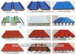 Any type of corrugated steel sheet