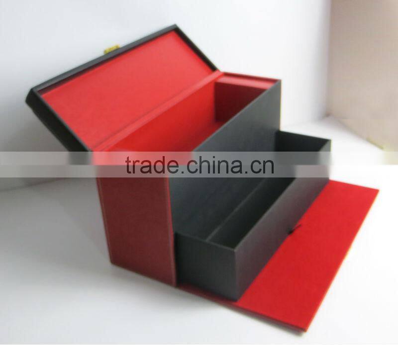 Natural color wine box wooden box the latest packaging