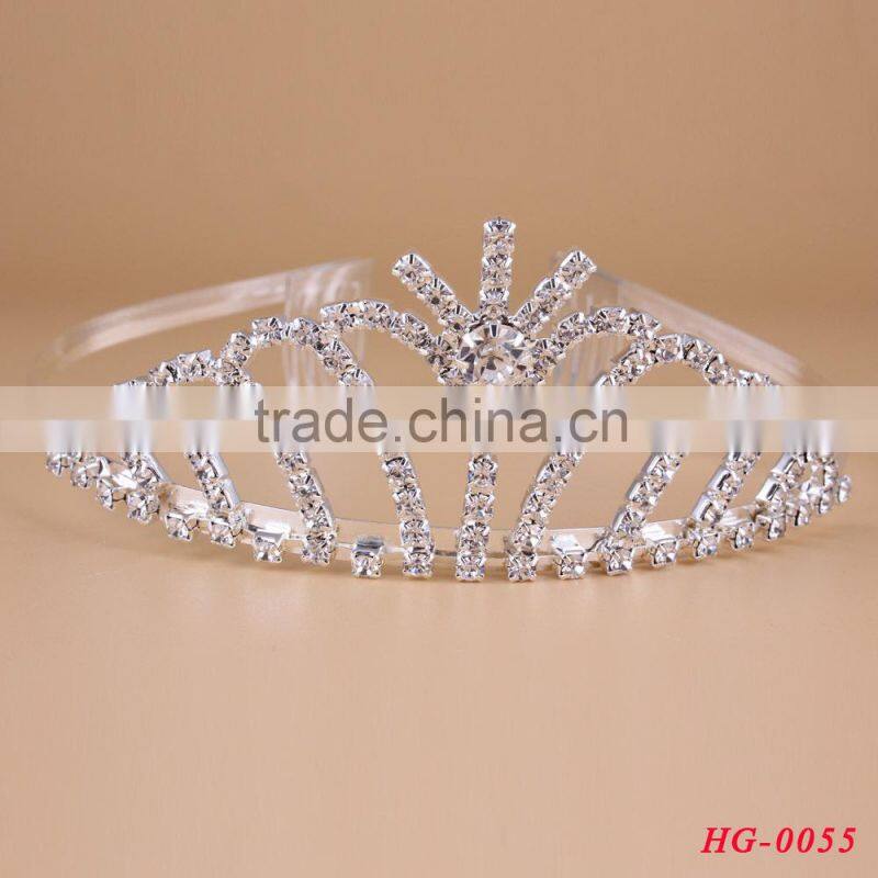 New arrived wedding/bridal bulk princess Rhinestone Crystal Beauty Pageant Crowns & Tiaras