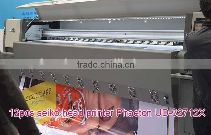 Canton fair discount!! Economic outdoor printers 3.2meters vinyls banners prints Phaeton UD3208E digital printing machine price