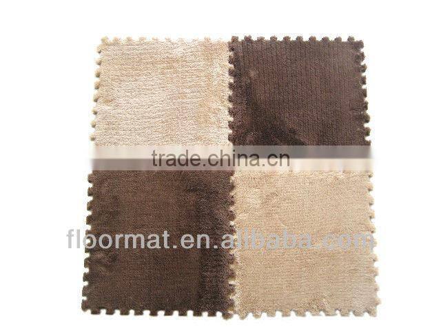 EVA soft touch plush mat