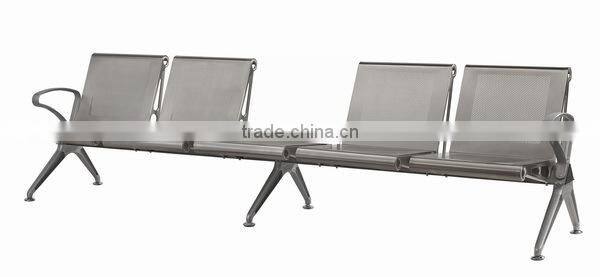 Four seats table 304 stainless steel hot sale airport seating
