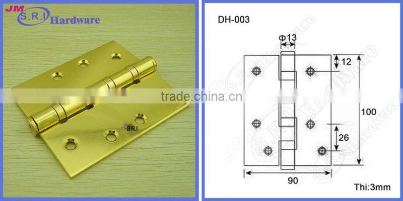 2 ball bearing self closing door hinges for wooden door