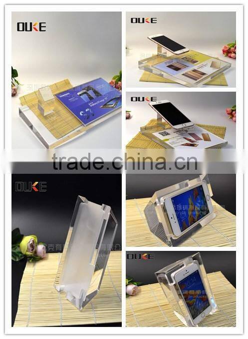 Fashion modern high quality acrylic mobile phone display stand