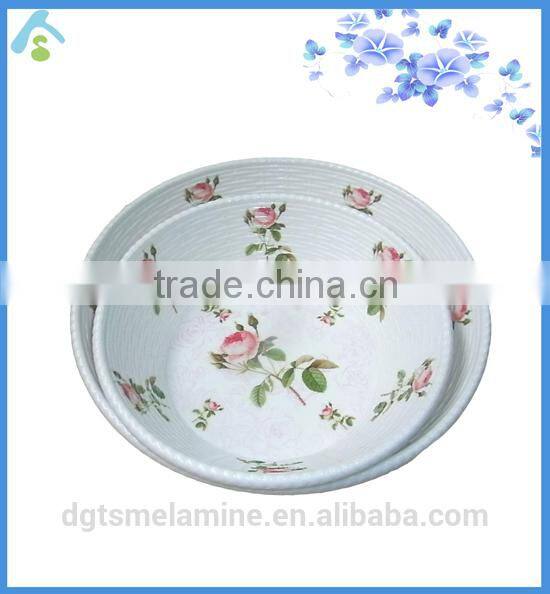 big melamine basket for fruit hot sale in china