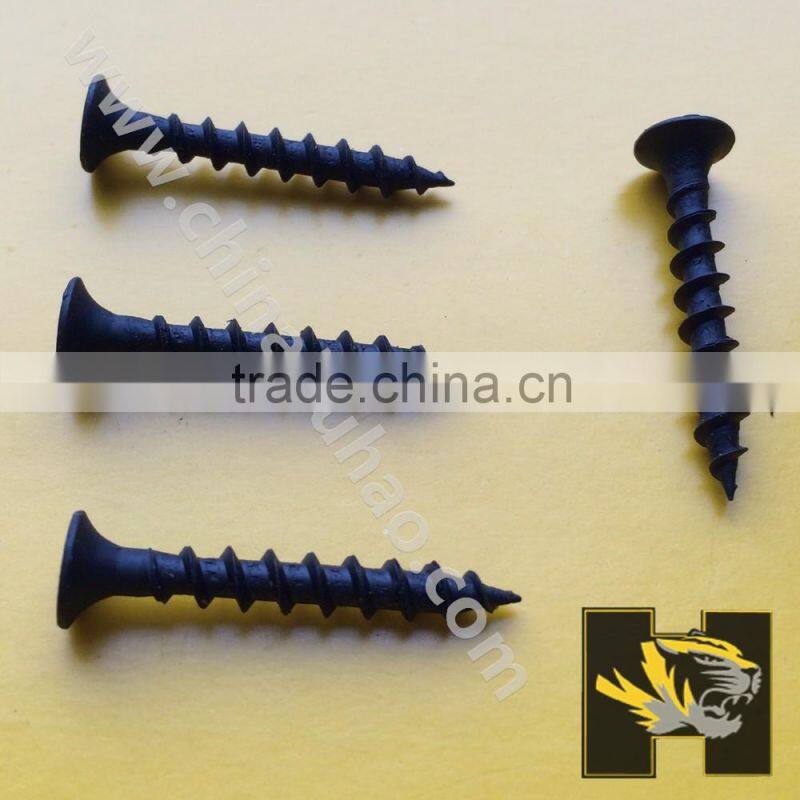 coating black/grey/white trumpet head screw for drywall