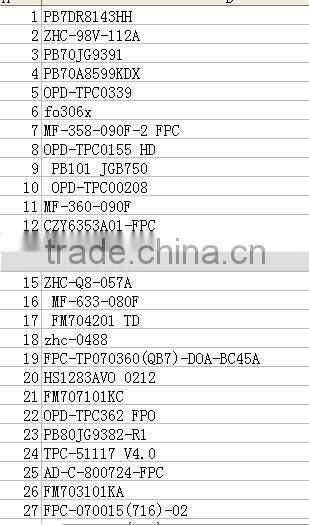 The tablet touch screen MF-633-080F touch screen