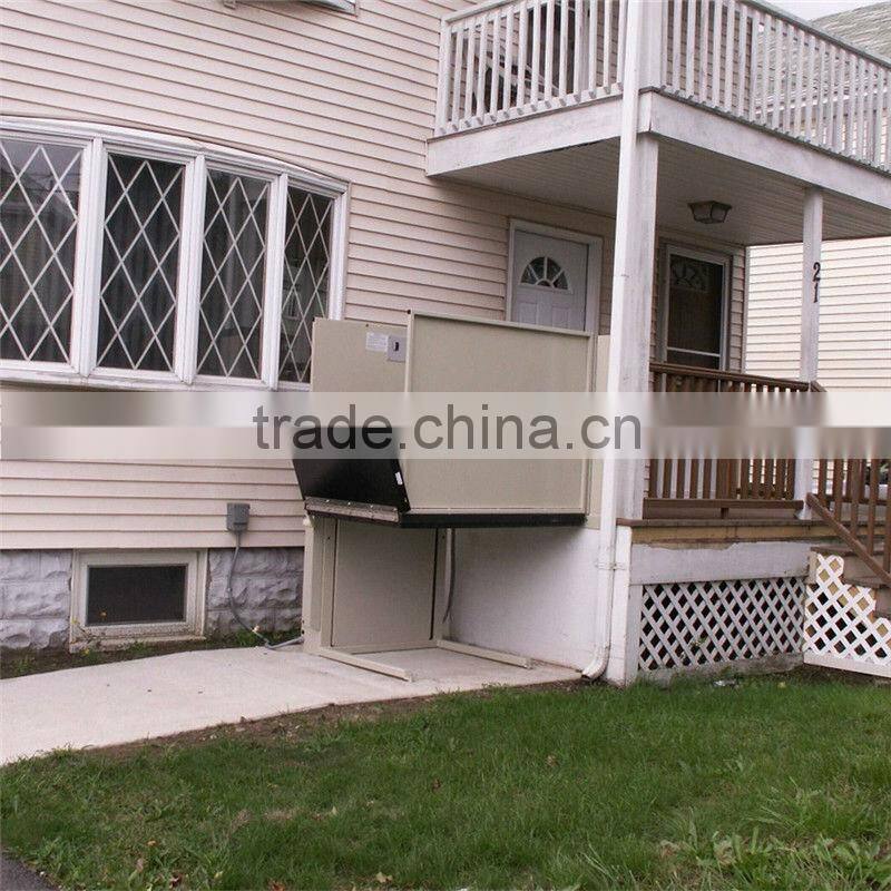 3m 5m one man Vertical system lift disabled wheelchair lift