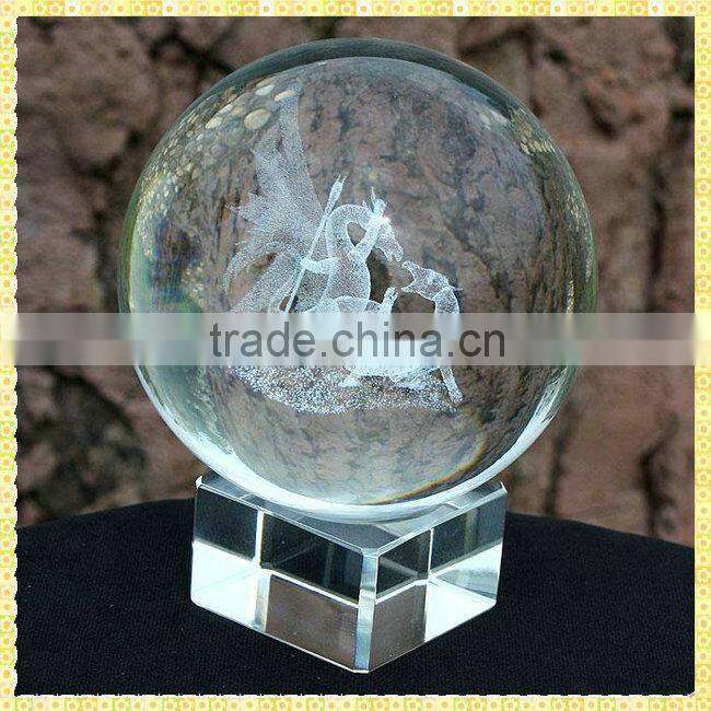 Wholesale Handmade Cheap Blue Crystall Ball For Feng Shui Decoration