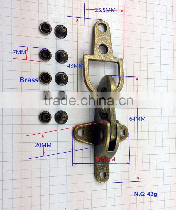 Strong Zinc Alloy hook or Carabiner buckle for fire protective tal hook buckle, metal buckles for coats